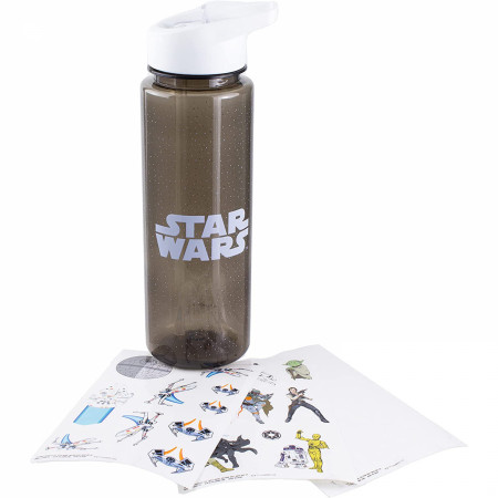 Star Wars 22oz Customizable Water Bottle with Stickers